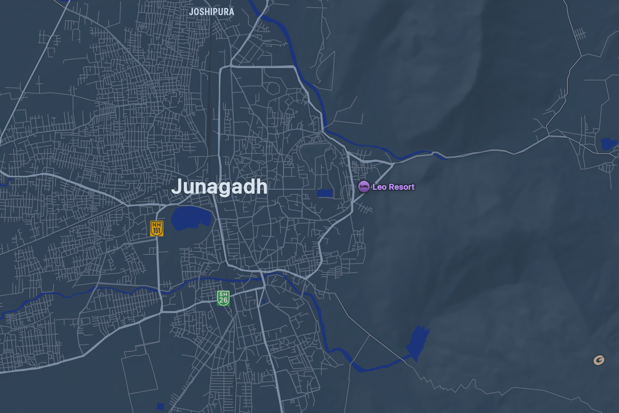Click to view Junagadh on Apple Maps